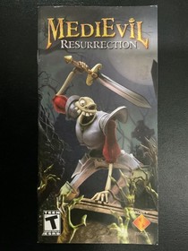 Medievil Resurrection PSP PlayStation Portable Instruction Manual Only