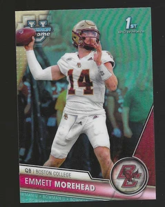 EMMETT MOREHEAD 2023 Bowman University Aqua Refractor 1st #40 Rookie BC/299 - Imagen 1 de 3