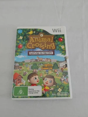 Nintendo Wii Animal Crossing Lets Go to the City Complete  - Image 1 of 3