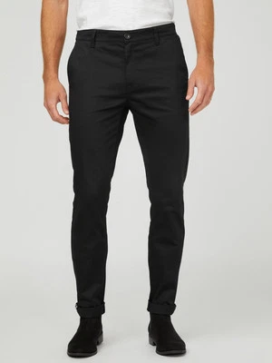 Guess Men’s Silvestre Sateen Pants Slim Straight In Black Size 36X32 - Image 1 of 4