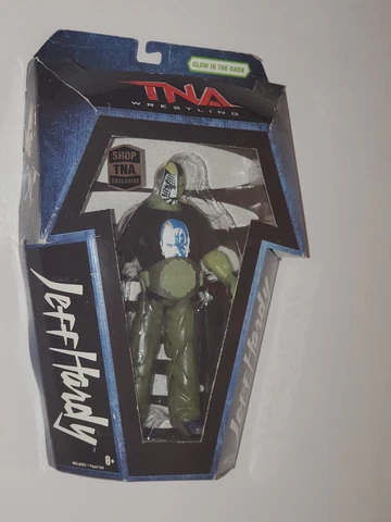 MIB Jeff Hardy TNA Impact Wrestling Jakks RingSide Glow in the Dark figure. New Cover