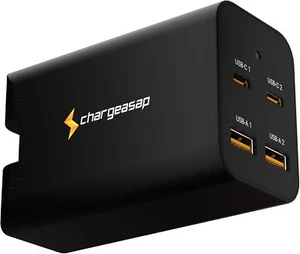 Chargeasap 200W Omega USB-C GaN Charger, Power Adaptor (Black and Navy) - Picture 1 of 7