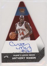 2012-13 Panini Preferred Panini's Choice Award /74 Anthony Mason #5 Auto