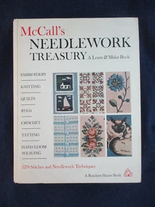 Vtg 1964 12th Printing ~ McCall's Needlework Treasury A Learn & Make Book (3) - Imagen 1 de 4