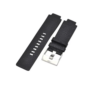 DZ1281 27mm Black Leather Watch Strap For Diesel - Picture 1 of 6