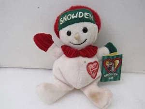1998 Snowden And Friends Target Exclusive Christmas Snowman Plush With Tags VTG - Picture 1 of 8
