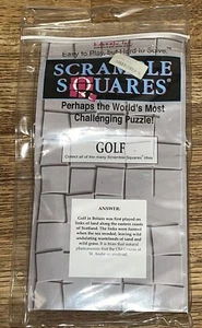 Scramble Squares vintage B-Dazzle Golf Brain Teaser Puzzle Game Challenge - Foto 1 di 3