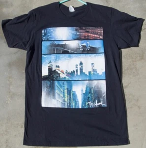 Tony Hawk Med kurzärmliges schwarzes T-Shirt Grafik Tee Skating Skater Streetwear - Bild 1 von 4
