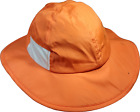 Swim Zip Child Sun Beach Bucket Hat with Strap Reflective Orange 2-8Y