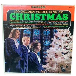 100 Golden Voices - Sing at Christmas Golden Voices of Christmas XMS-13 Vinyl LP - Bild 1 von 4