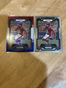 2023 Prizm Tank Dell *RC#341 *Red White & Blue Prizm* + RC#341 Base* Texans * 2 - Picture 1 of 2