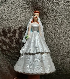 Barbie Brautjungfer Kunststofffigur Hochzeitskleid Enesco - Bild 1 von 8
