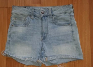 American Eagle Outfitters Womens Sz 6 Hi-Rise Shortie stretch next Denim Jeans - Picture 1 of 3