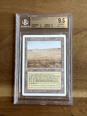 MTG Savannah - 3rd Edition Revised 1994 BGS 9.5 GEM MINT (2x 10 sub-grades!!) - Image 1 of 2