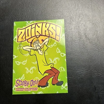Jb14 Scooby Doo Mysteries And Monsters 2003 Inkworks S1 Shaggy Sticker Zoinks - Image 1 of 2