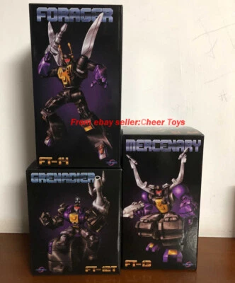 3 pcs FansToys FT12T FT13 F14 Bombshell Figure Model 12 purple chest in stock - Image 1 of 4