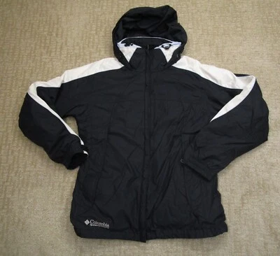 Chaqueta Columbia Mujer Mediana Negra Intercambio 3 en 1 Esquí Snowboard De Colección Foto 1 de 4