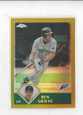 2003 Topps Chrome Baseball Gold Refractor Singles xxx/449 - You Choose