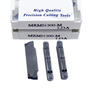 10PCS MRMN300-M LDA CNC Carbide Grooving Inserts MRMN300 For MGEHR Cutting Tool - Picture 1 of 6
