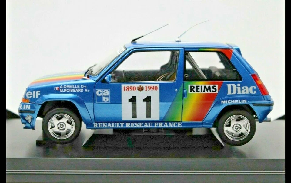NOREV 1:18 AUTO DIE CAST- RENAULT 5 GT TURBO #11 RALLYE MONTE CARLO ART 185204 - Immagine 1 di 3