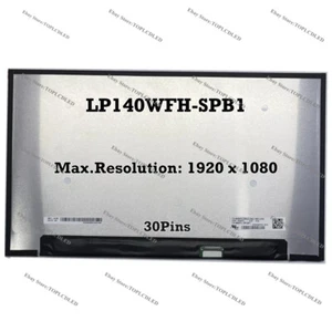 LP140WFH-SPB1 LP140WFH SPB1 14'' FHD Laptop LCD Bildschirm EDP 30Pins 100% sRGB - Afbeelding 1 van 1