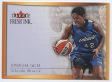 Nykesha Sales 2000 Fleer WNBA FRESH INK Autograph Card UNSIGNED Orlando Miracle