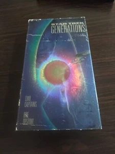 Star Trek Generations (VHS, 1995) Paramount Pictures VG - Imagen 1 de 3