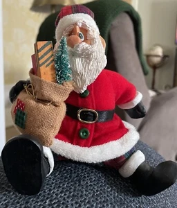 Vintage Saint Nick Santa Russ Berrie & Co. Kathleen Kelly Critter Factory EUC - Picture 1 of 9