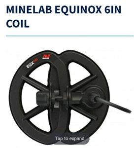 Genuine Minelab Equinox Double-D Smart Accessory Coil 6" 3011-0462 - Picture 1 of 1
