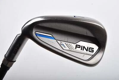 Left Hand Ping i E1 #7 Iron / Blue Dot / Stiff Flex Ping TFC 189 Shaft / Demo - Image 1 of 4