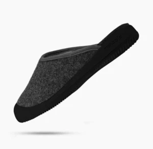 Zapatillas de lana Mahabis Curve Mule UK 5 EU 38 grises con suelas negras PVP £99 G10 - Imagen 1 de 4