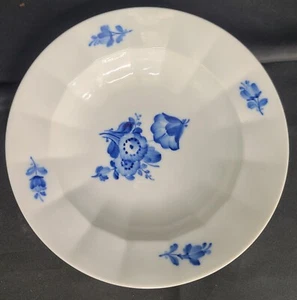 Royal Copenhagen Denmark Blue Flower Ribbed 8.25" Soup Bowl - Picture 1 of 5