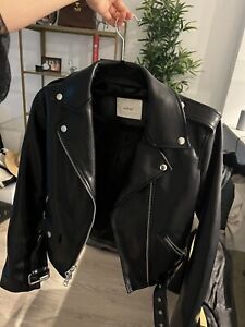 Wilfred Aritzia Women's T-Bird Leather Jacket Black - Size S (was $268!)