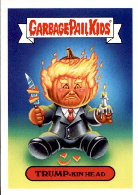 2016 Garbage Pail Kids Halloween 16 Sticker Set 443 Made RARE Donald Trump  - Image 1 of 4