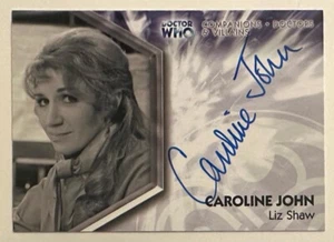 DOCTOR WHO : CAROLINE JOHN as LIZ SHAW TRILOGY AUTO CARD DWT-A5 - Picture 1 of 2