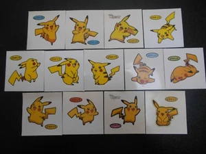 Tarjeta Pokemon Pan Daiichi Promo Pegatina Pikachu x13 SET #4261 - Imagen 1 de 15