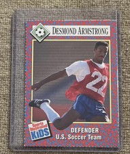 Desmond Armstrong ROOKIE World Cup USA Soccer  Sports Illustrated for Kids SI