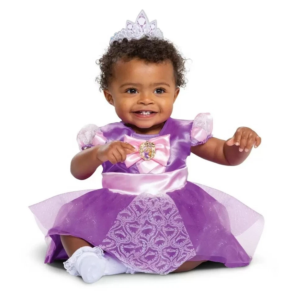 Disney Bebé Enredado Rapunzel Bailarina Clásico Halloween Disfraz 6-12 MO #3524 Foto 1 de 4
