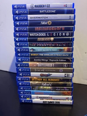PS4 PlayStation 4 Game Lot of 20 Bundle EXCELLENT Condition - Image 1 of 4