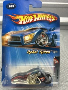 Hot Wheels Rebel Rides Scorchin' Scooter 2005 Die-Cast Motorcycle New Sealed - Picture 1 of 6