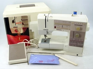 Vtg Bernina 1230 Computerized Sewing Machine w/Manual & Acc ~ Limited Testing - Picture 1 of 24