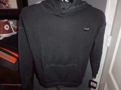 Sudadera con capucha negra envejecida Hurley para niño talla grande Foto 1 de 2