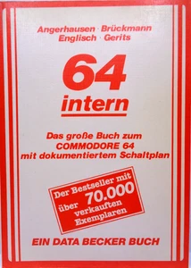 COMMODORE 64/128 -- 64 INTERN (DATA BECKER  - BUCH) #2DE - Picture 1 of 11