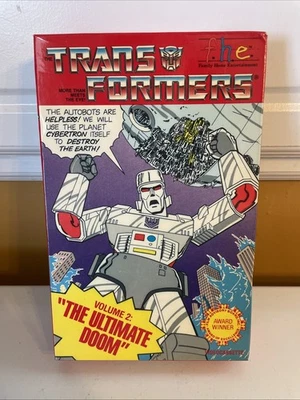 Transformers Volume 2: Big Box THE ULTIMATE DOOM VHS Amazing Condition - Image 1 of 4