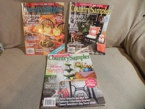 (3) Country Samplers Magazines C - Picture 1 of 5