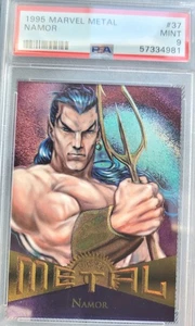 1995 MARVEL METAL Trading Card DR. OCTOPUS #72 slab SPIDER-MAN grade PSA MINT 9 - Bild 1 von 2