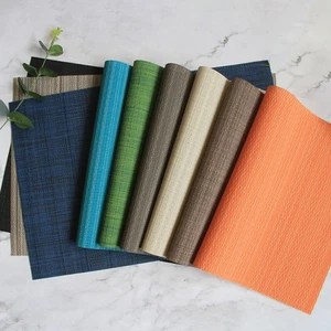 Set of 4 placemats 18 by 12 inches with heat and scratch resistance for dining - Picture 1 of 23