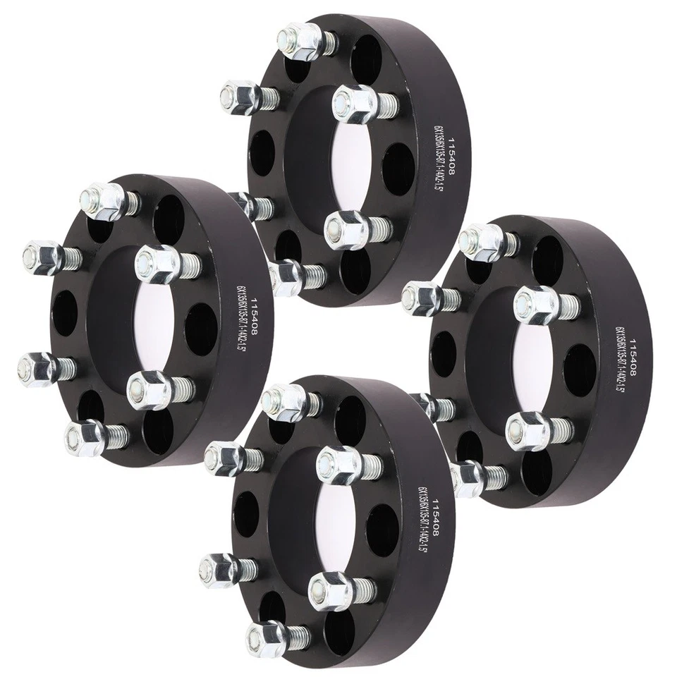 4x 1.5" 6x135 Wheel Spacers 14x2 For 2003-2014 Ford Expedition Lincoln Navigator - Image 1 of 4