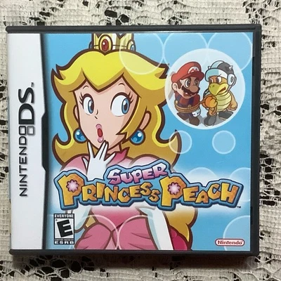 Super Princess Peach (Nintendo DS, 2006 г.) Полный комплект в коробке Протестирован — Чистый Чехол - Изображение 1 из 4