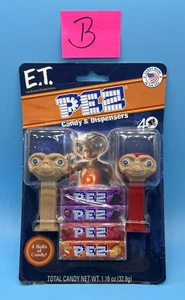 PEZ E.T. 40th Anniversary Dispenser E.T. & E.T. w/ Red Hoody NEW (B) - Picture 1 of 13